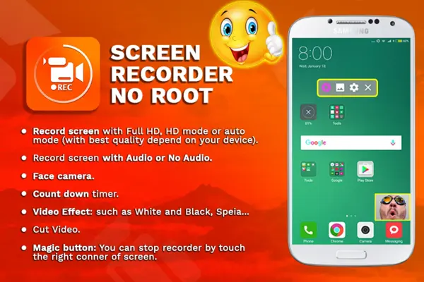 Screen Recorder android App screenshot 0